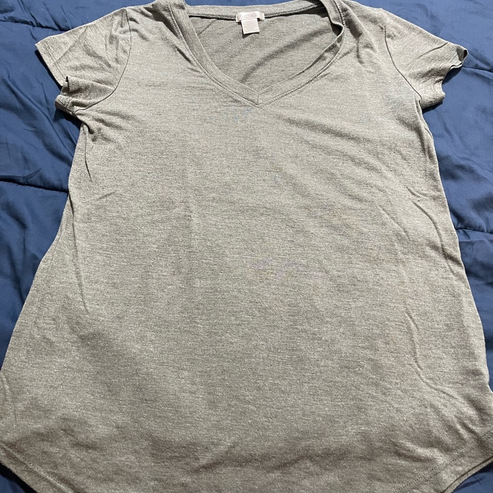 V-neck green women’s t-shirt